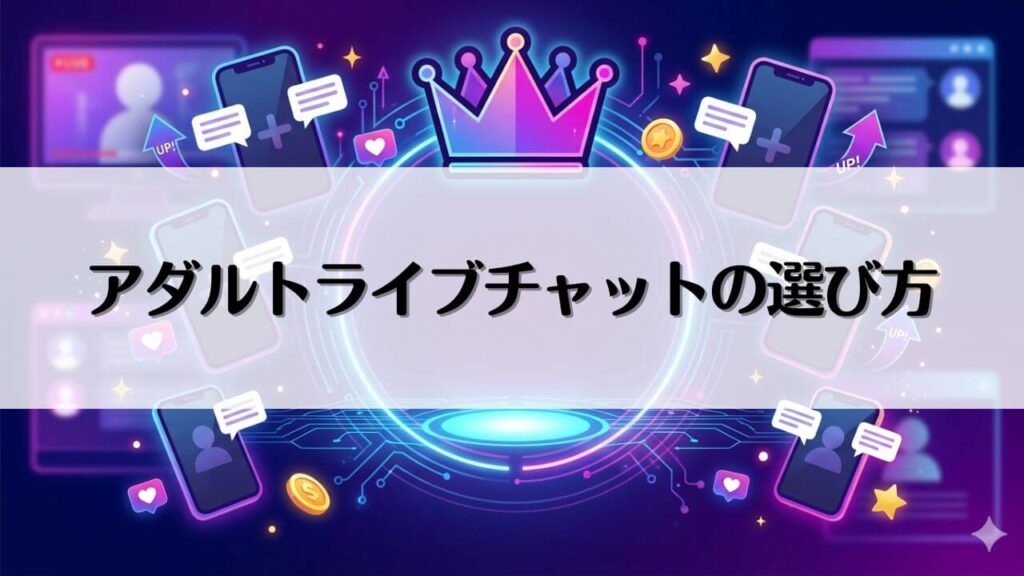 アダルトライブチャットの選び方
