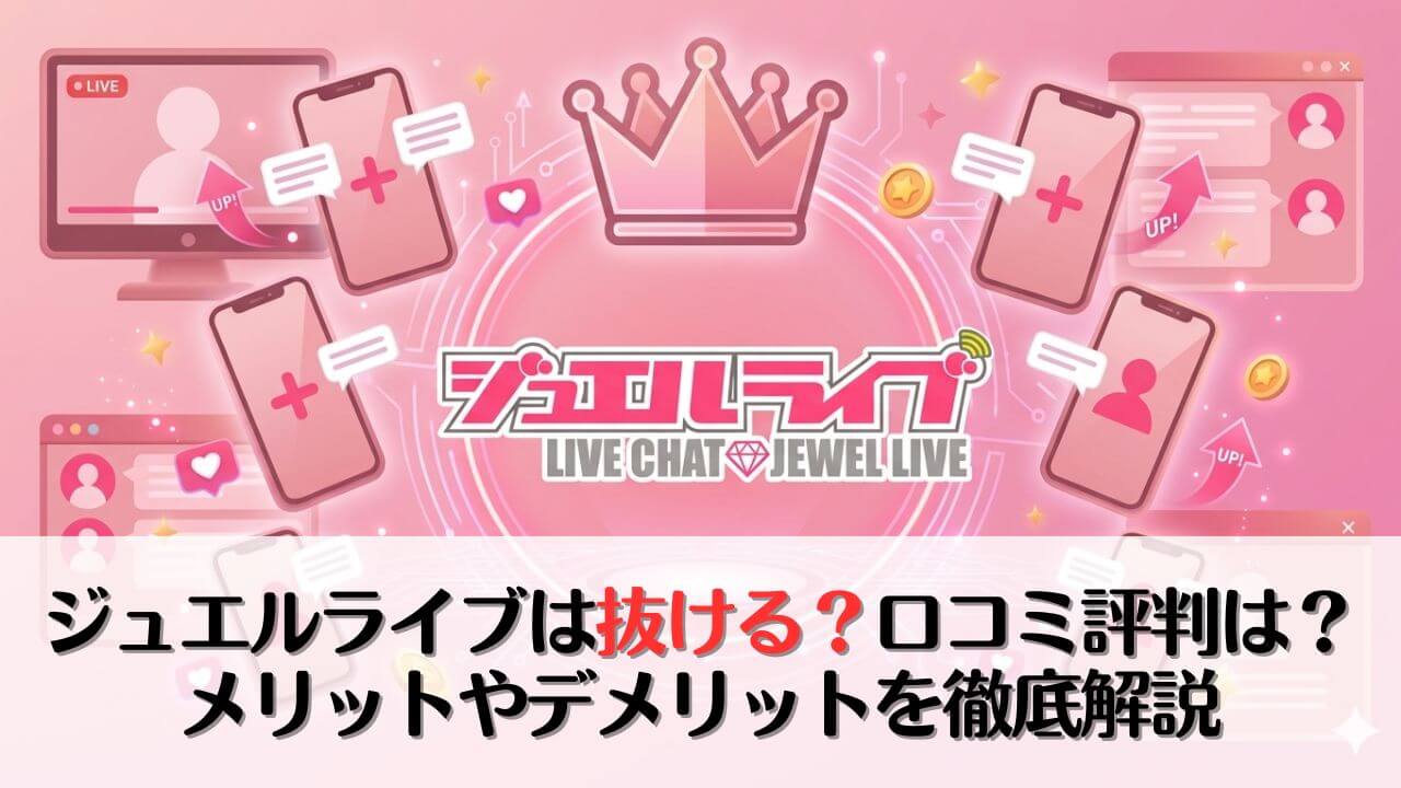 ジュエルライブは抜ける？口コミ評判は？メリットやデメリットを徹底解説